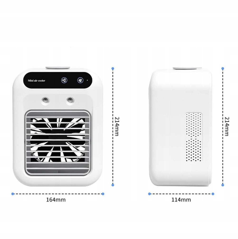 MINI PORTABLE AIR CONDITIONER, 1800MAH, 500ML TANK, FOR OFFICE AND BEDROOM Manufacturer code KLIMATYZATOR PRZENOŚNY