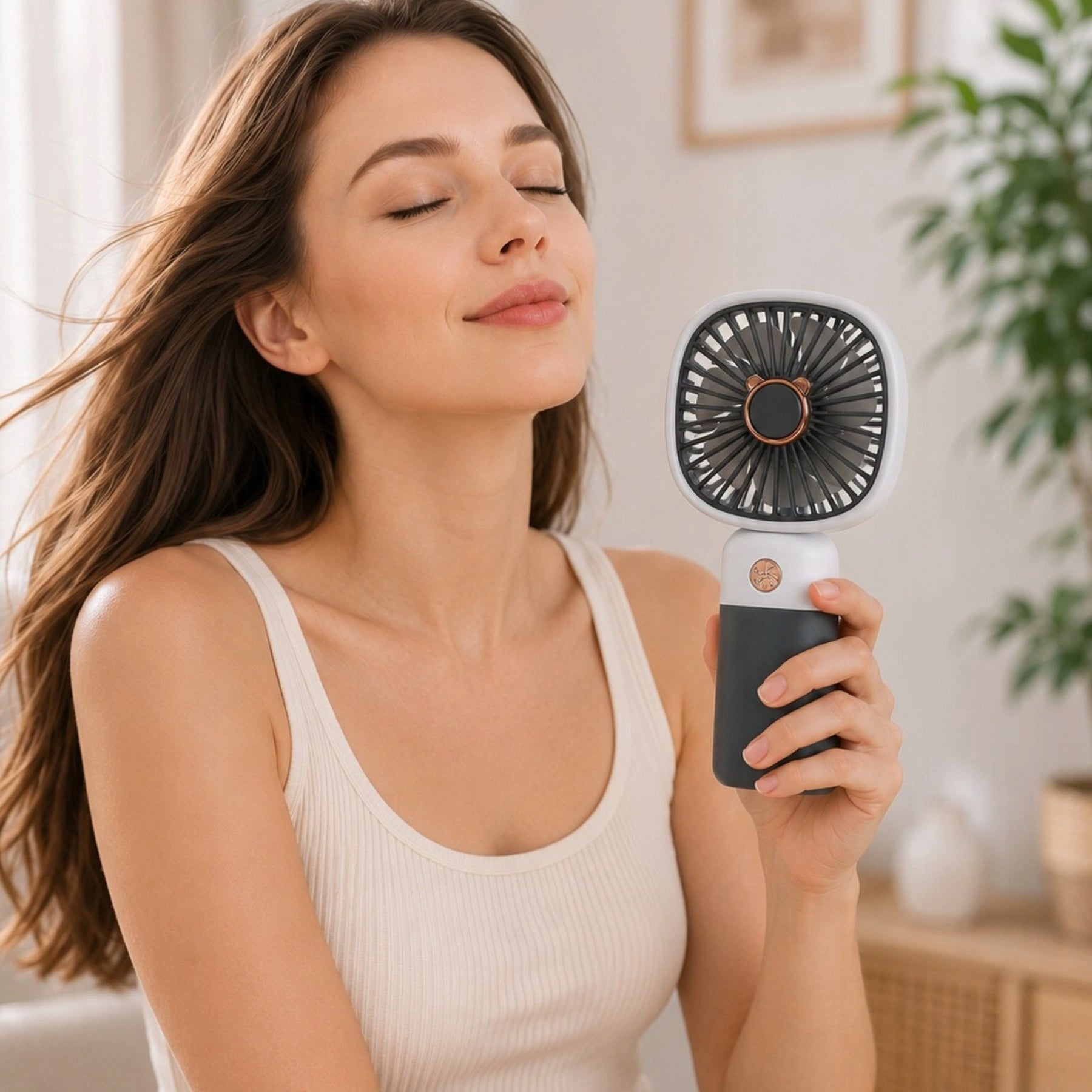 MINI PORTABLE FAN HANDHELD USB FAN COOLS COMPACT PORTABLE Number of speed modes 3