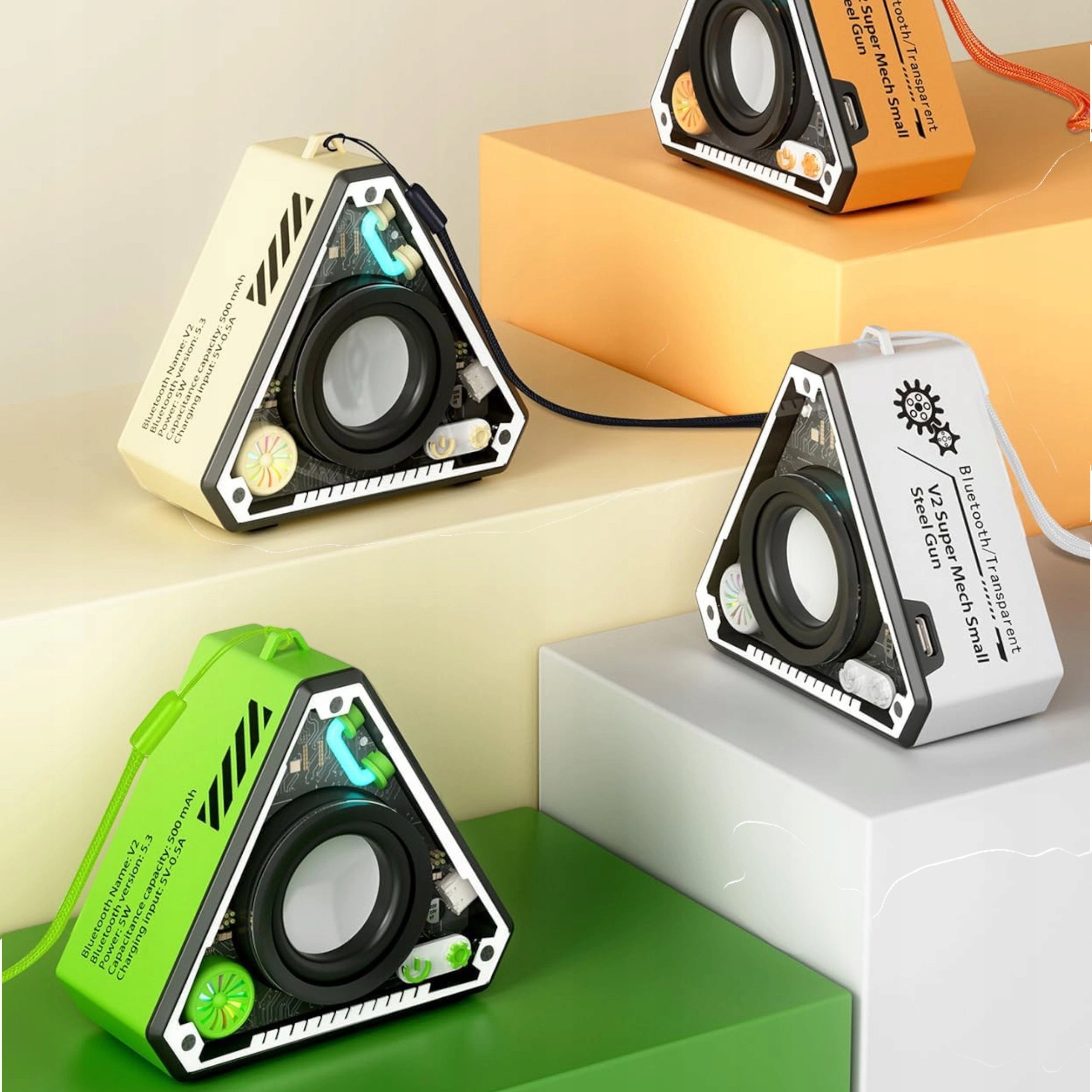 MINI PORTABLE SPEAKER WITH MEGA BASS LOUD BASS BLUETOOTH COMPACT Packaging status original