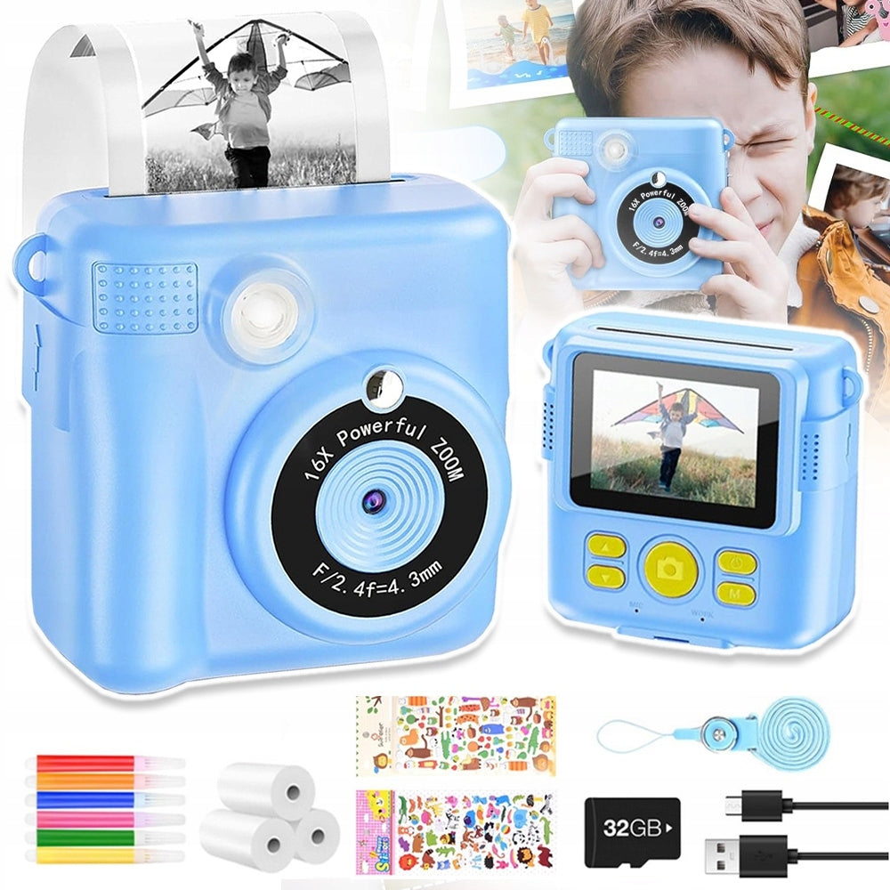 MINI PRINTER PRINT INSTANT THERMAL CAMERA 3 ROLLS