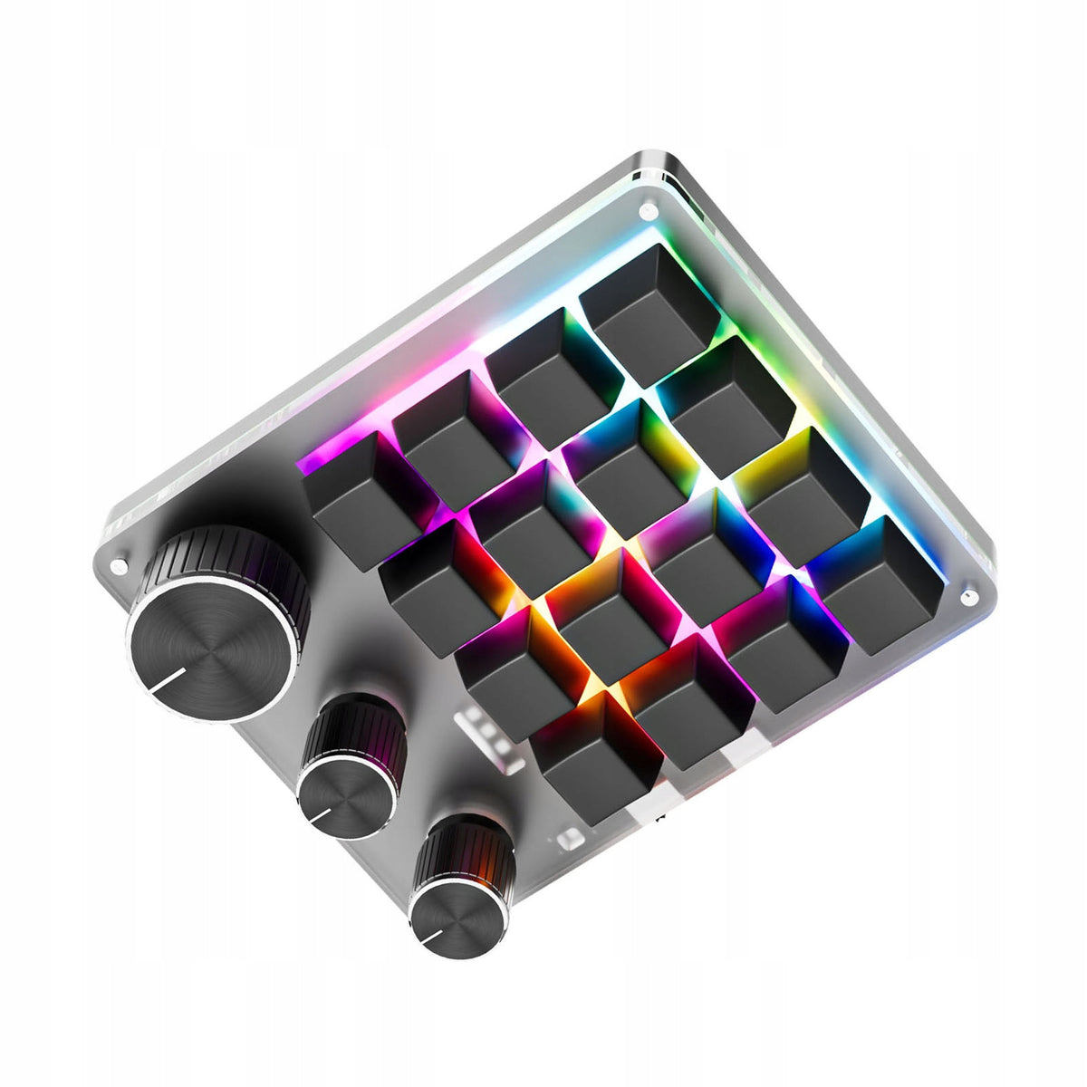 MINI PROGRAMMABLE KEYBOARD WITH 16 USB KEYS WITH KNOB Packaging status original