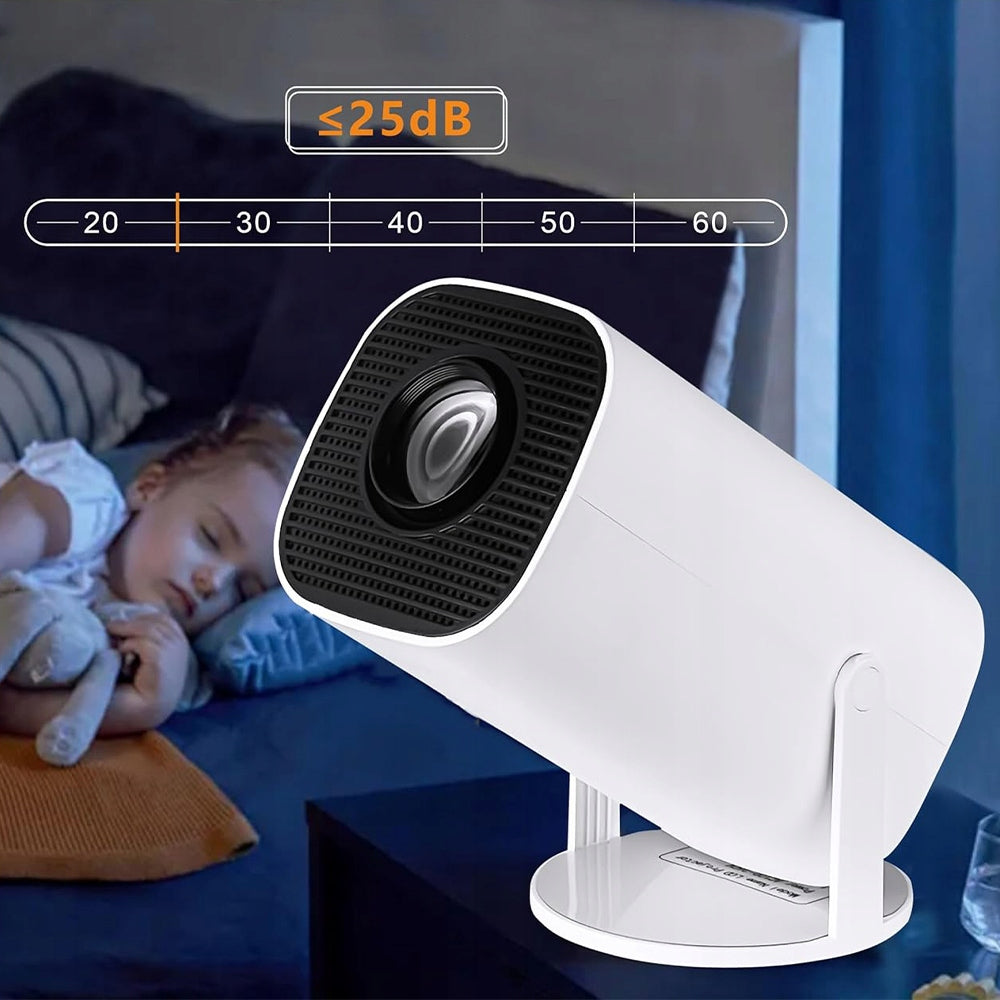 MINI PROJECTOR SMART PROJECTOR 1080P HD SPEAKER ANDROID TV WIFI BLUETOOTH Model Projector