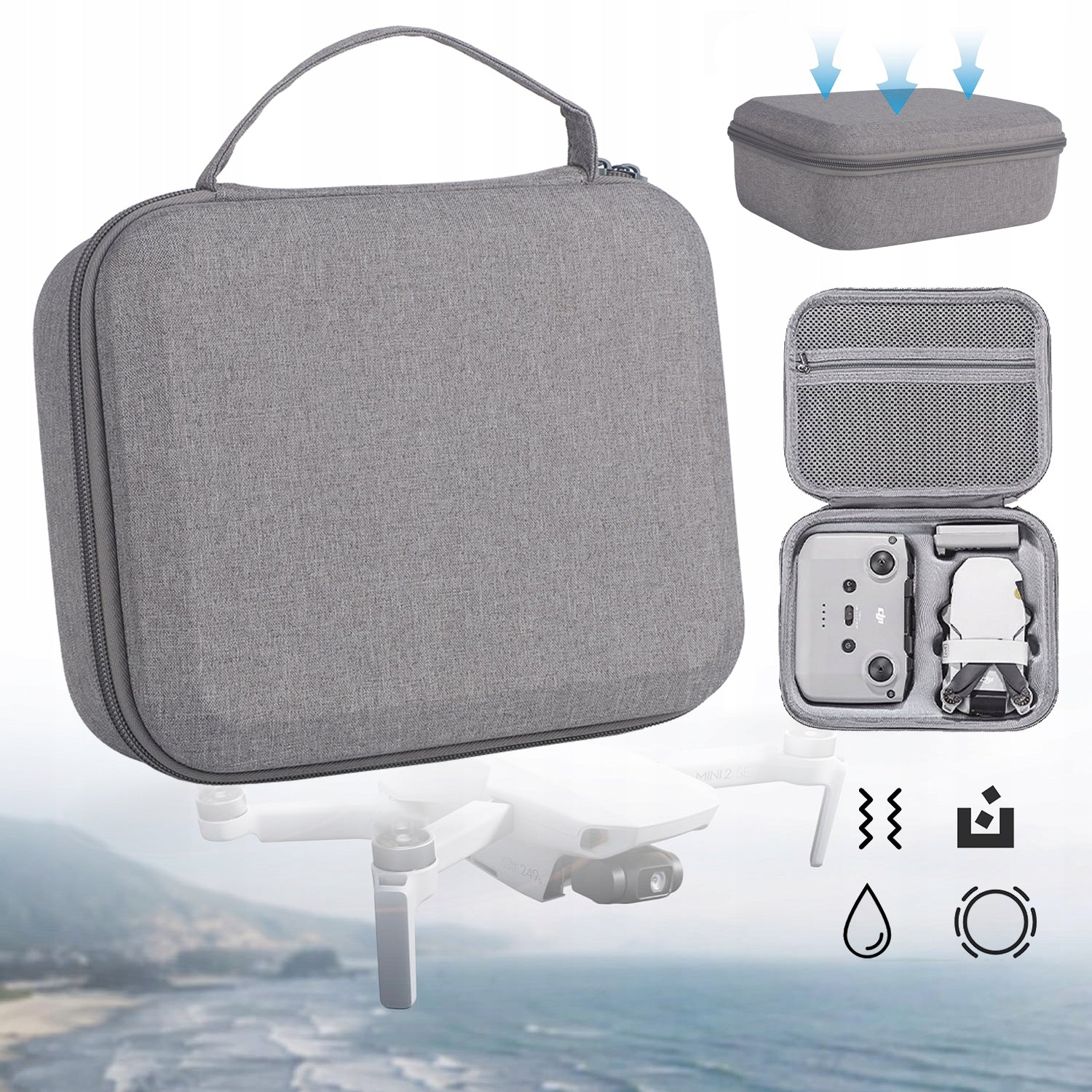MINI PROTECTIVE BAG, PORTABLE DJI MAVIC MINI 2 DRONE CARRYING BAG