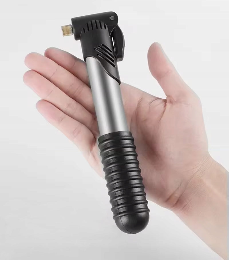 MINI PUMP FOR BIKE UNIVERSAL PRESTA DUNLOP AV ALUMINUM MOBILE Color black