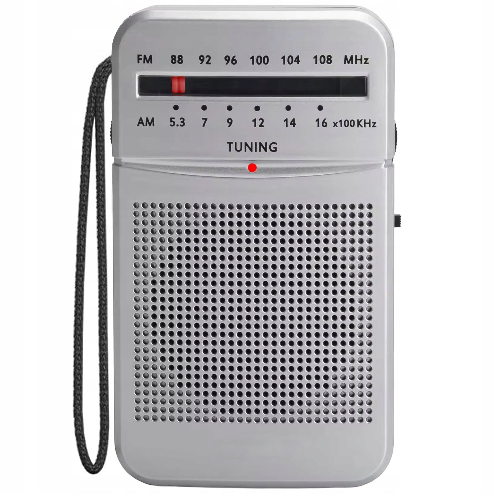 MINI RADIO FM PORTABLE TRAVEL HANDHELD POCKET BATTERY OPERATED Manufacturer code MINI RADIO MAŁE TURYSTYCZNE PLECAK RATUNKOWY