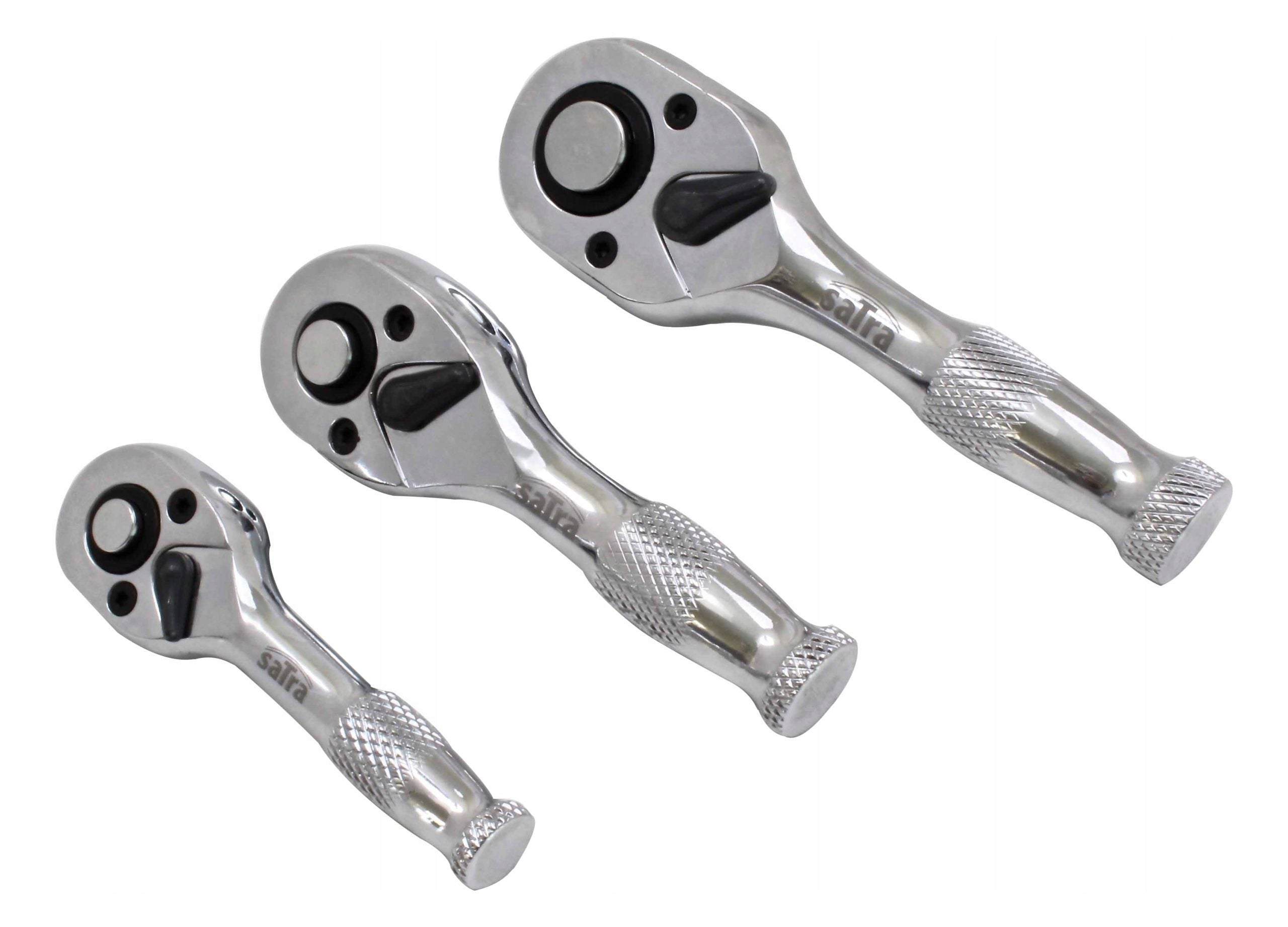 MINI RATCHETS – 3PCS 1/4″; 3/8″; 1/2″ S-QR72S Brand Satra