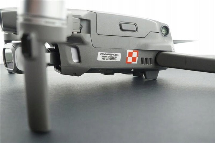 MINI REFLECTIVE STICKERS FOR DRONE WITH OPERATOR NUMBER WHITE EAN (GTIN) 5907100160106