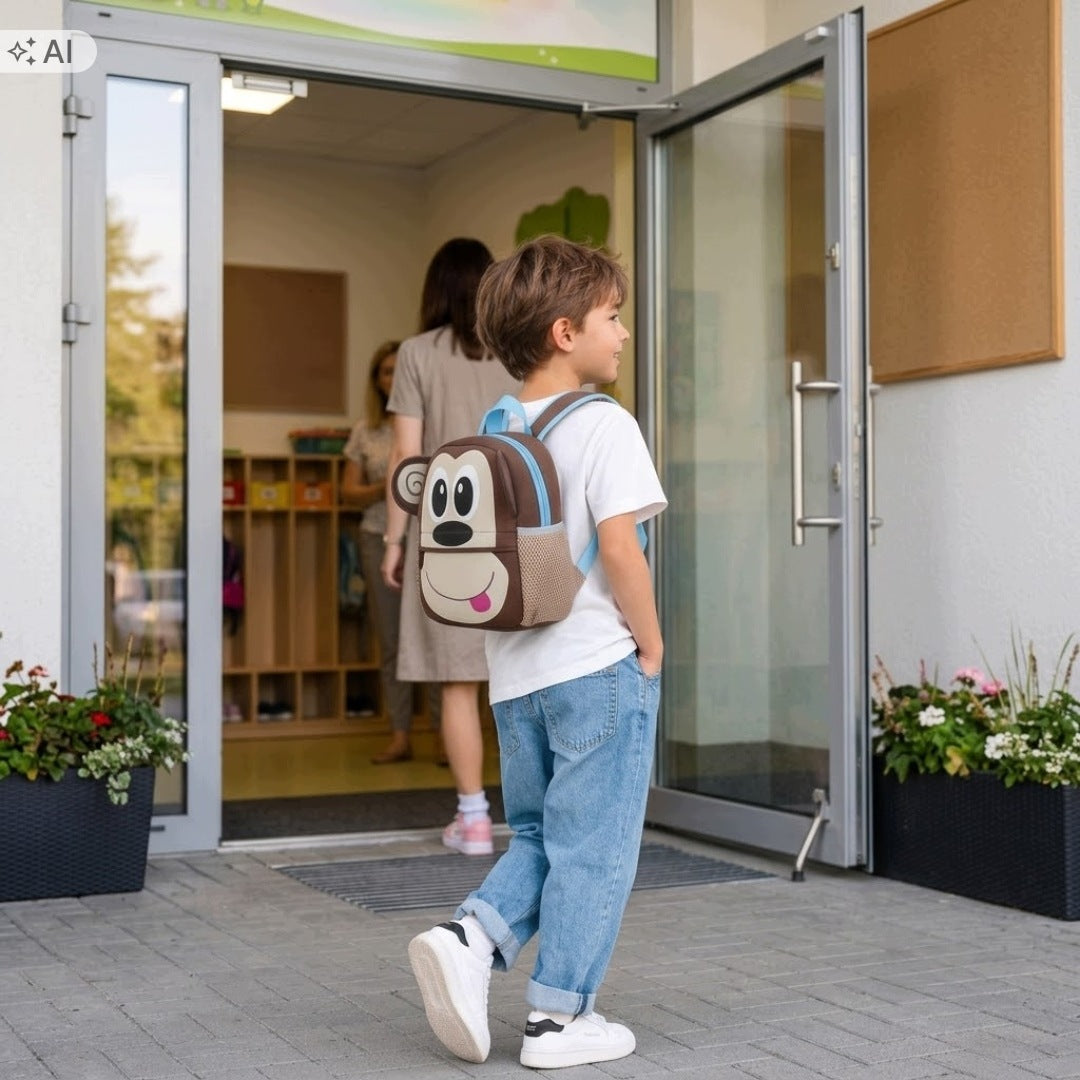 MINI SCHOOL BACKPACK SATCHEL - FOR KINDERGARTEN MONKEY BACKPACKS XS Manufacturer code BIZZ413GI