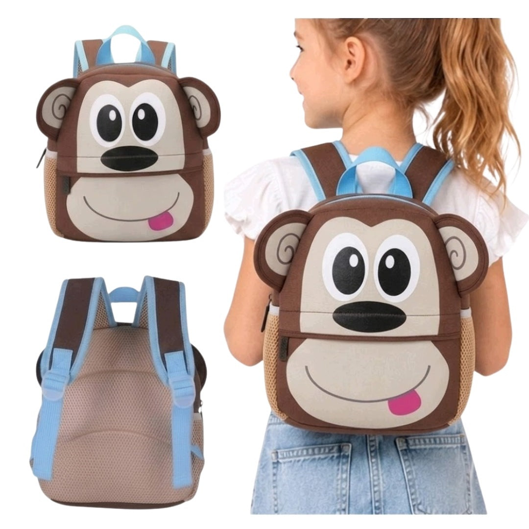 MINI SCHOOL BACKPACK SATCHEL - FOR KINDERGARTEN MONKEY BACKPACKS XS
