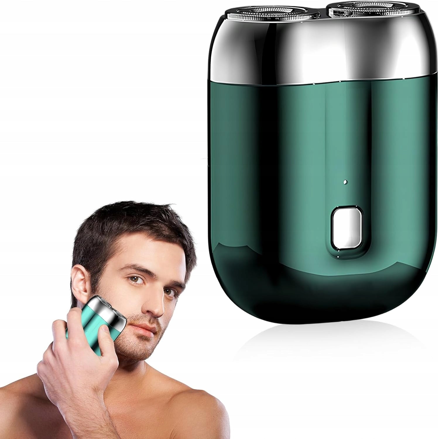 MINI SHAVER IDEAL FOR GIFT PORTABLE SIMPLE SAFE ACCURATE GREEN