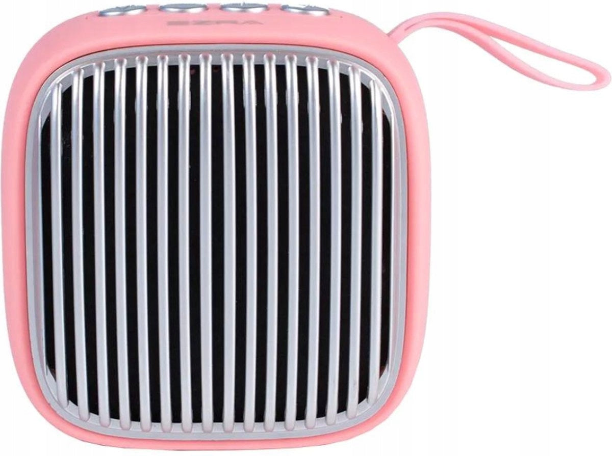 MINI SPEAKER PORTABLE WIRELESS BLUETOOTH KD-01 WHITE PINK Manufacturer code KD-01