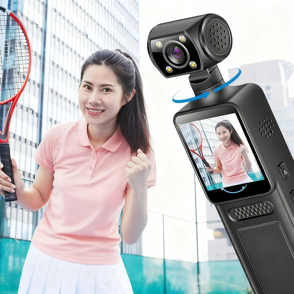 MINI SPORTS CAMERA 4K WIFI 1.31" ACTION RECORDER FOR CLIP ROTATION Model ZC-M12
