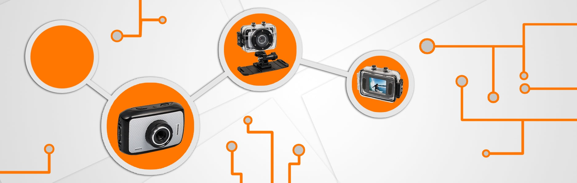 MINI SPORTS CAMERA FULLHD + HOUSING WATERPROOF DRIVING RECORDER LCD SD Manufacturer code AC-500 TOUCH