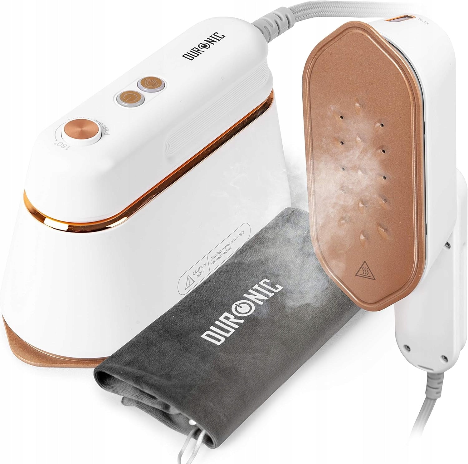 MINI STEAM IRON 2IN1 1200 IN FOLDING TANK 90 ML TOURIST WHITE