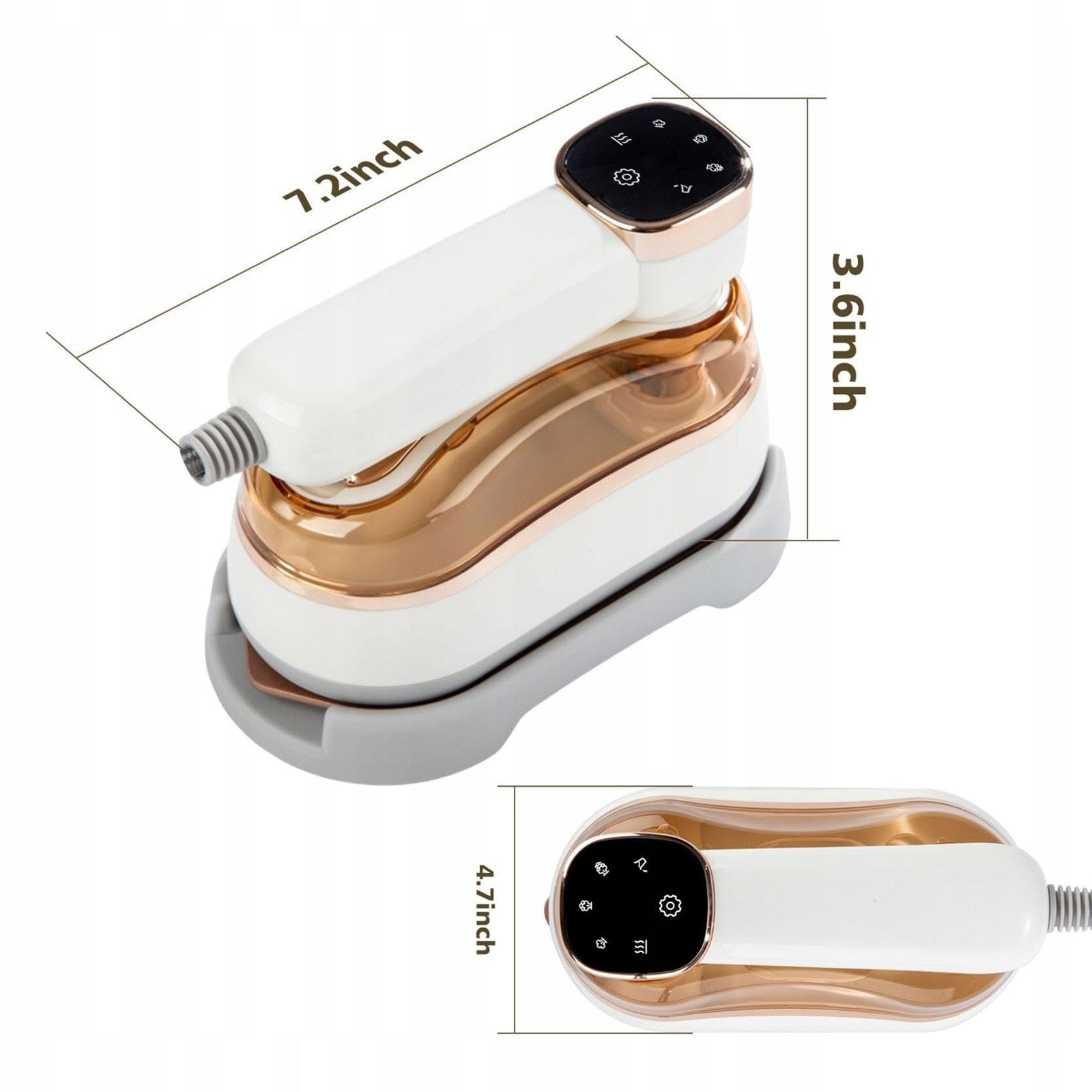MINI STEAM IRON HANDHELD PORTABLE WIRED TOURIST STEAMER180ML Manufacturer code TMQXXA