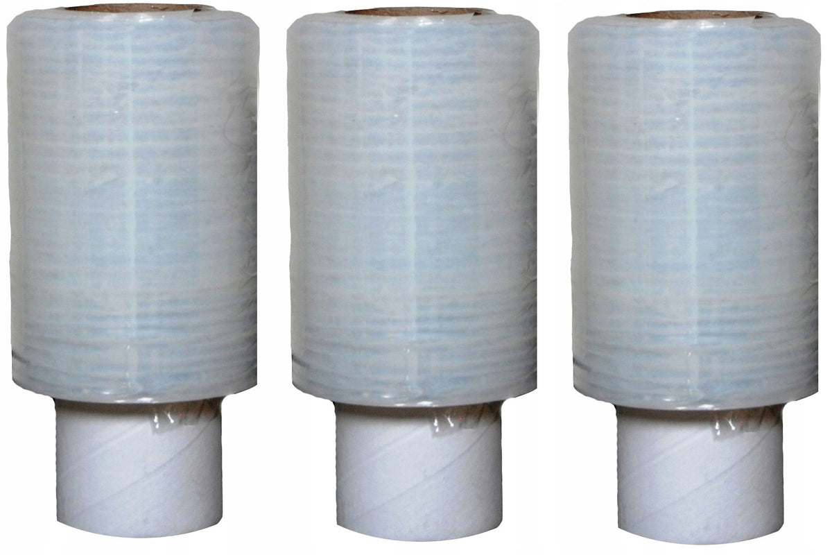 MINI STRETCH WRAP FILM 10 CM Transparent 3x 0.25kg