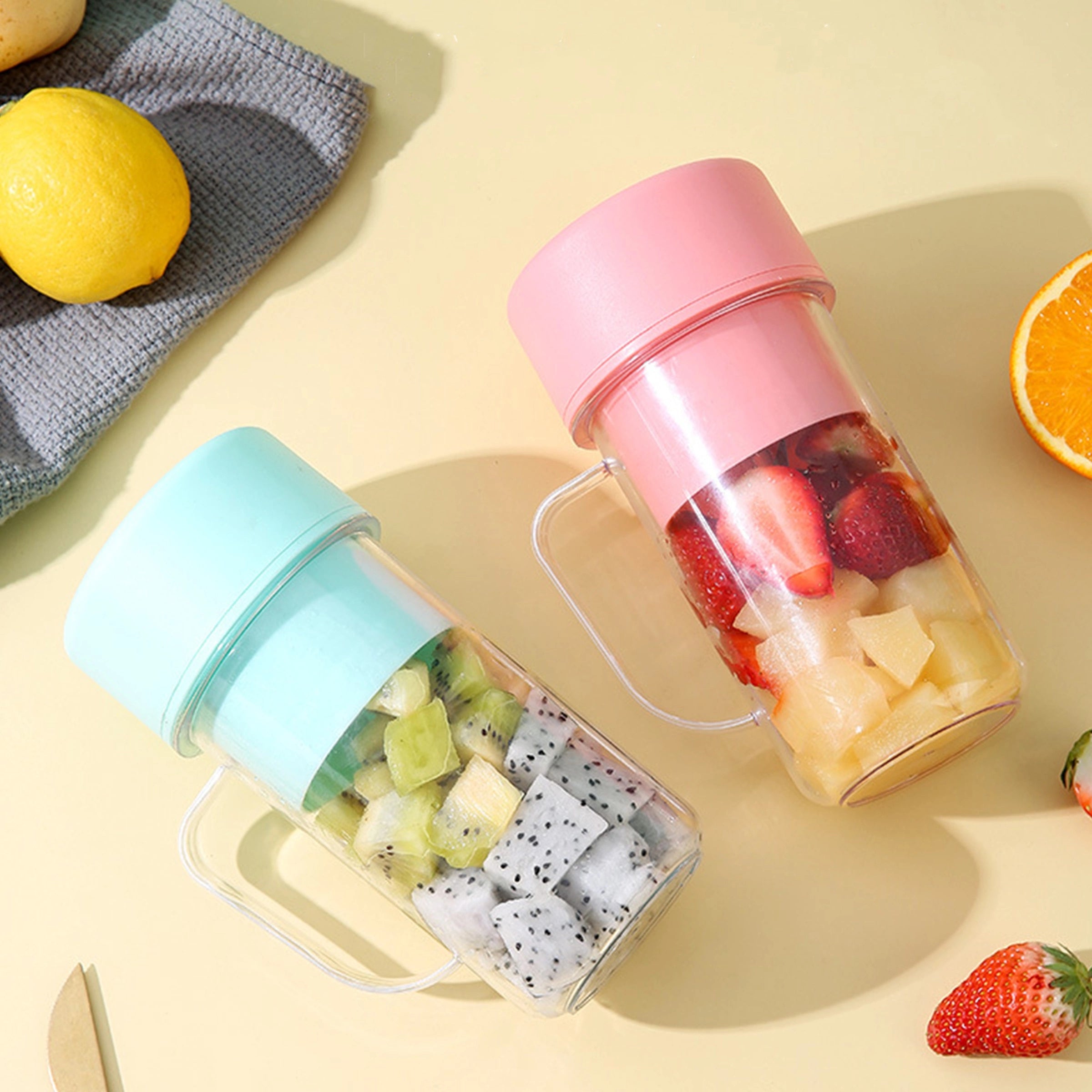 MINI TRAVEL BLENDER 500ML RECHARGEABLE 1500mAh WIRELESS PORTABLE Brand no brand