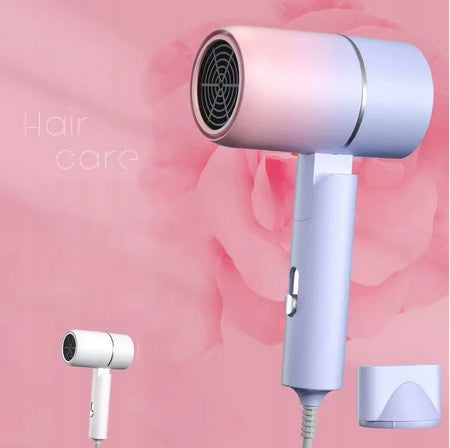MINI TRAVEL HAIR DRYER FOLDING PINK-Purple 800W Manufacturer code 5905068632567
