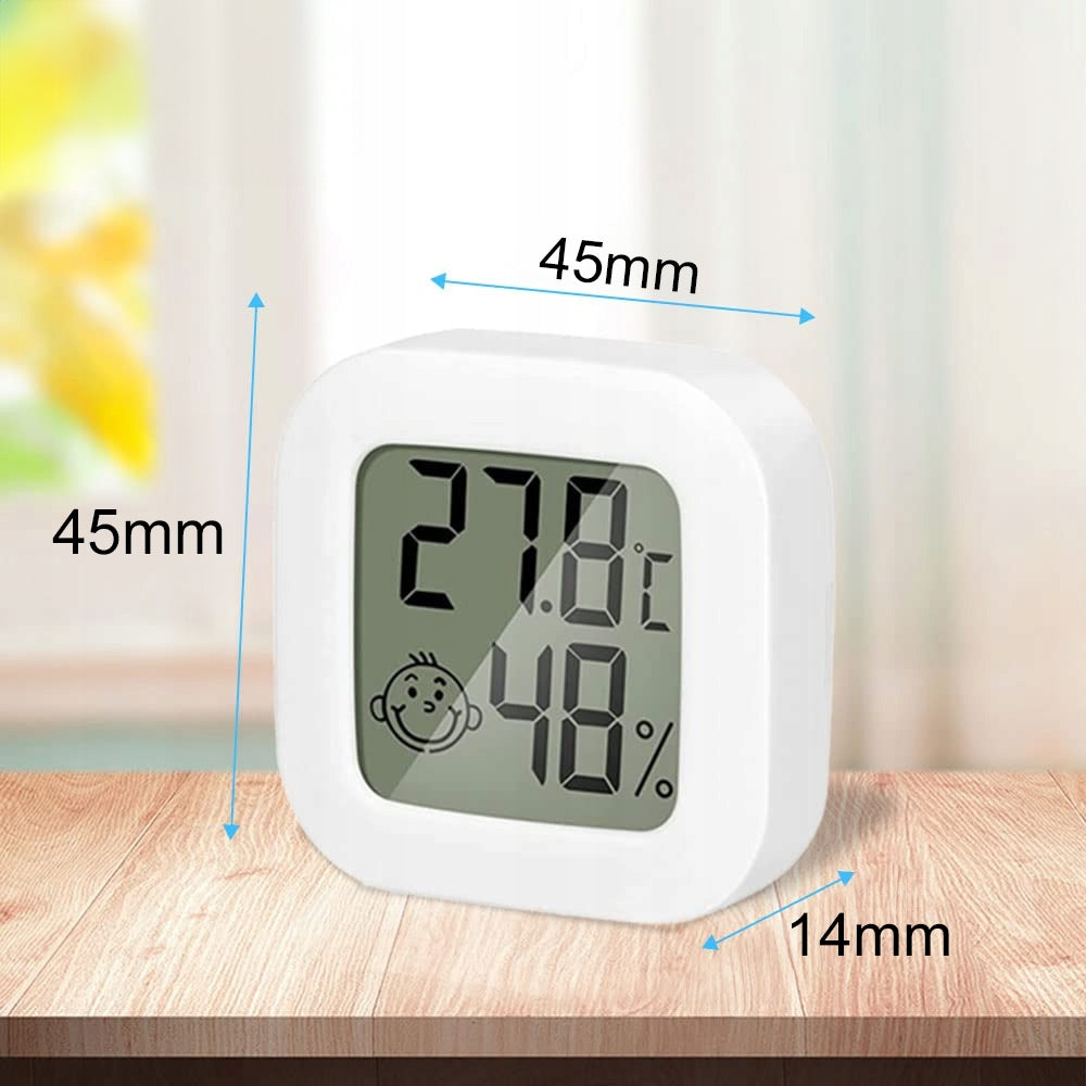 MINI WEATHER STATION THERMOMETER WEATHER HYGROMETER ROOM SENSOR BATTERY Model Z CZUJNIKIEM METEO BEZPRZEWODOWA DO TEMPERATURY