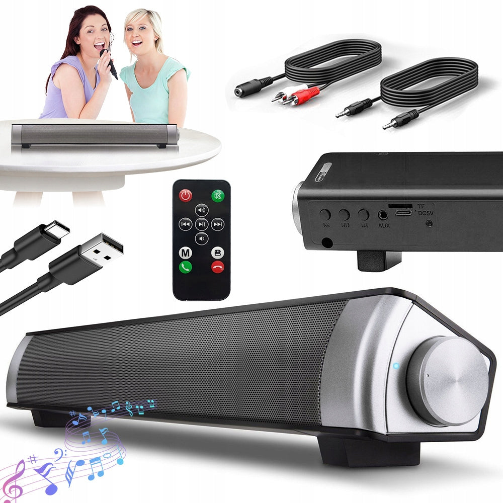 MINI WOOFER SPEAKERS WITH REMOTE CONTROL 3,5 MM AUX 1800MAH