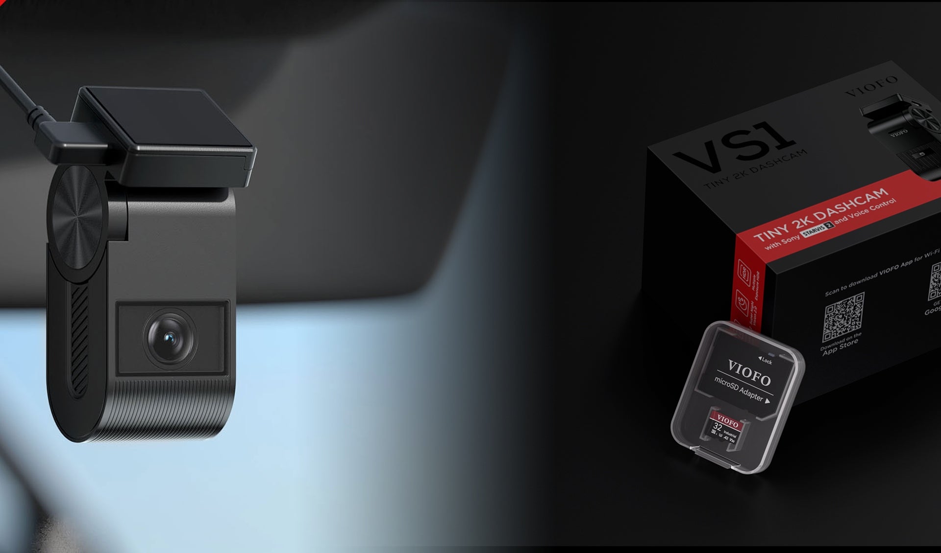 MINIATURE CAR CAMERA VIDEO RECORDER VIOFO VS1 GPS WIFI BT QHD EAN (GTIN) 6972147073312