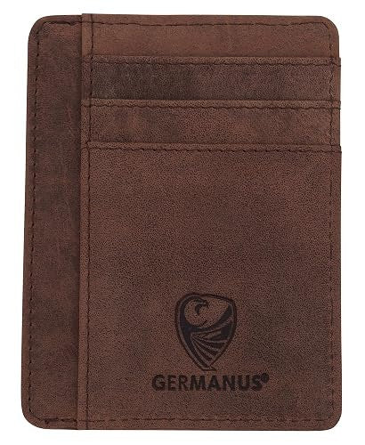 MINIMALIST LEATHER WALLET FOR CREDIT CARDS BUSINESS CARDS MAN Brand no brand