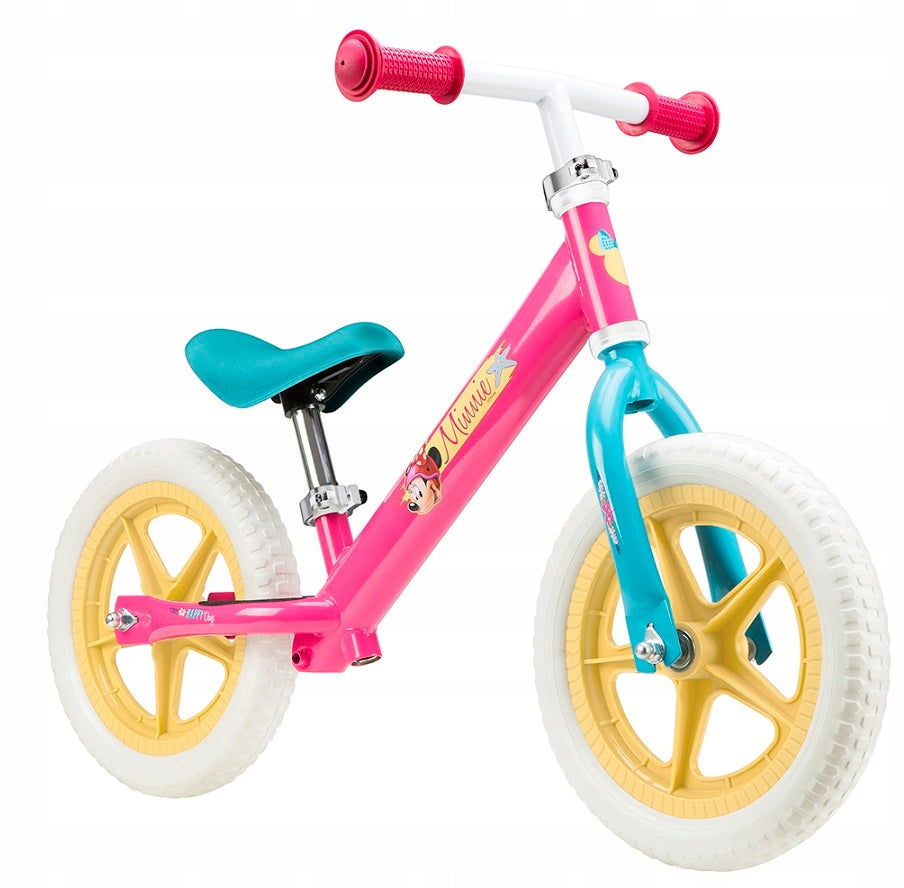 MINNIE MOUSE balance bike wheels 12" LIGHT PINK bike for girls Brand Seven