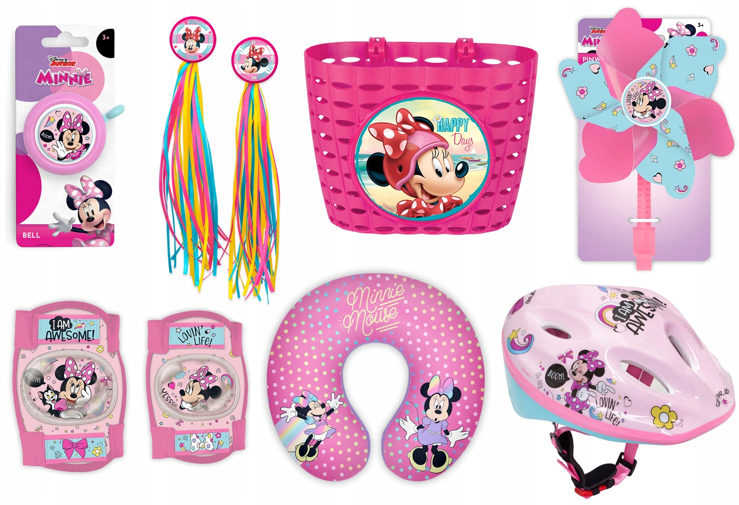 MINNIE MOUSE balance bike wheels 12" LIGHT PINK bike for girls Model MINNIE MOUSE