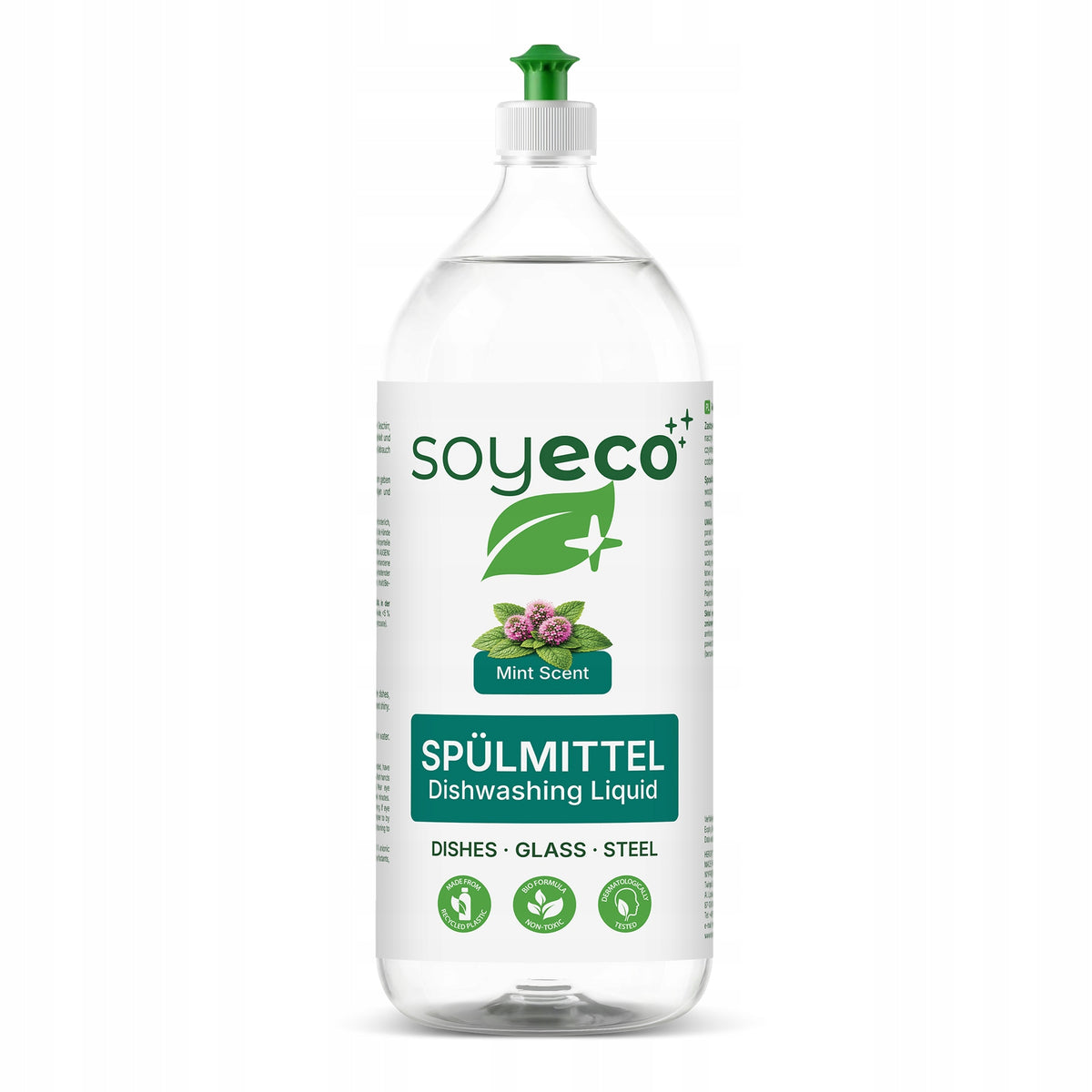 MINT DISHWASHING LIQUID GENTLE ON THE SKIN OF THE HANDS EFFECTIVE 1000ML