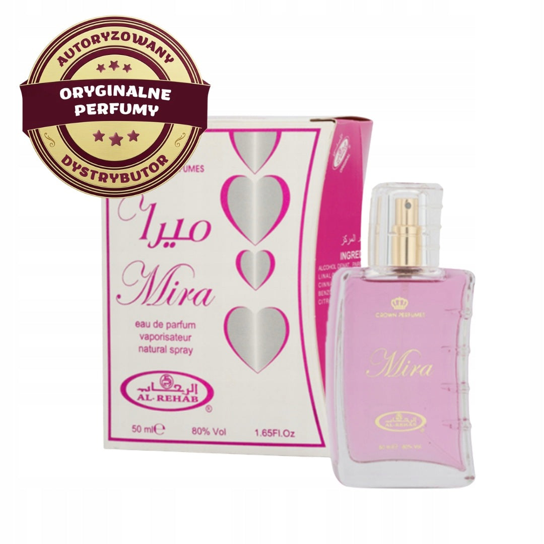 MIRA ARABIC PERFUME DELICATE FLORAL POWDER FRUIT 50 ml AL REHAB EDP