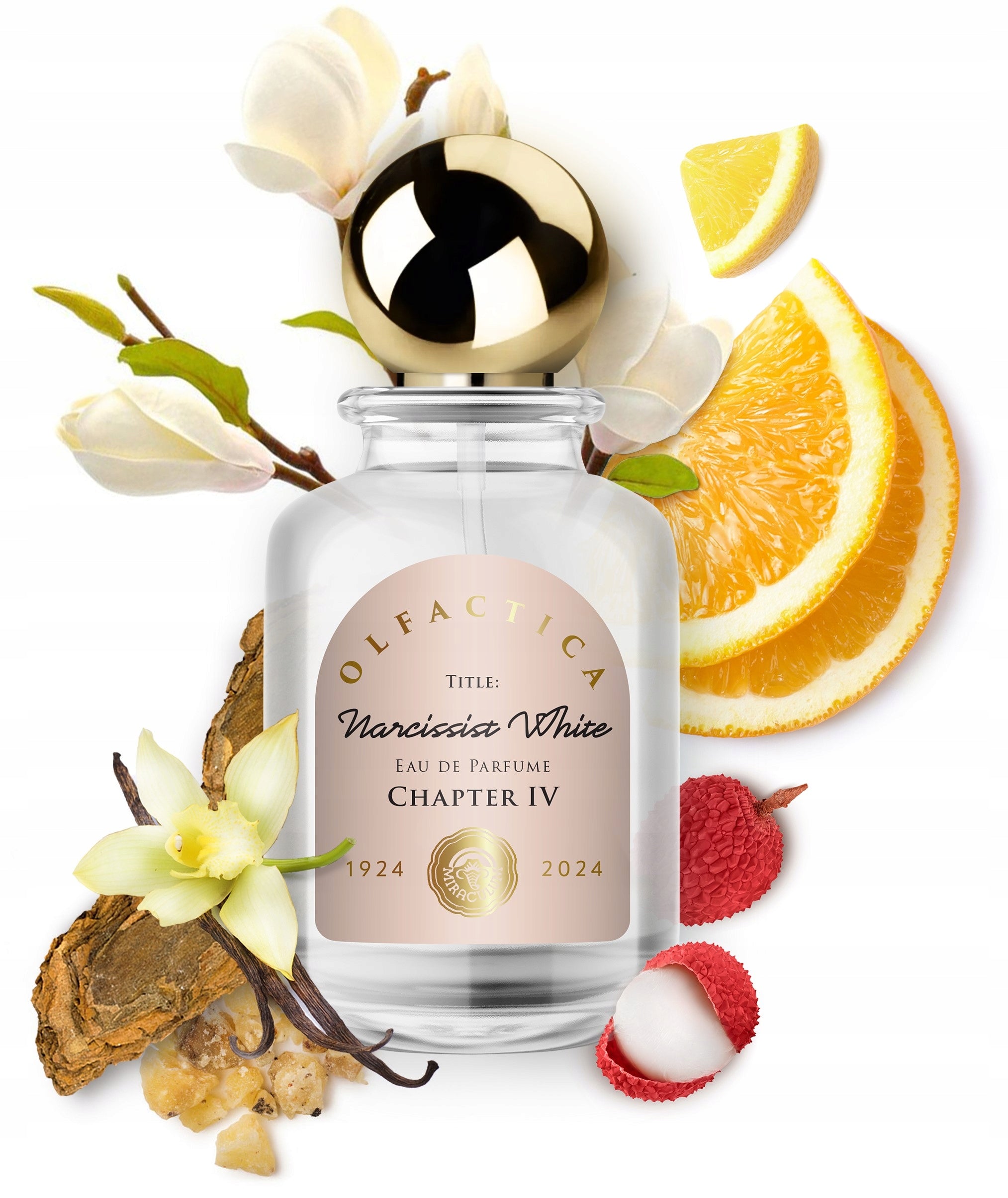 MIRACULUM Olfactica Eau de Parfum NARCISSISTIC WHITE woman EDP 50ml Manufacturer code 5900793059016
