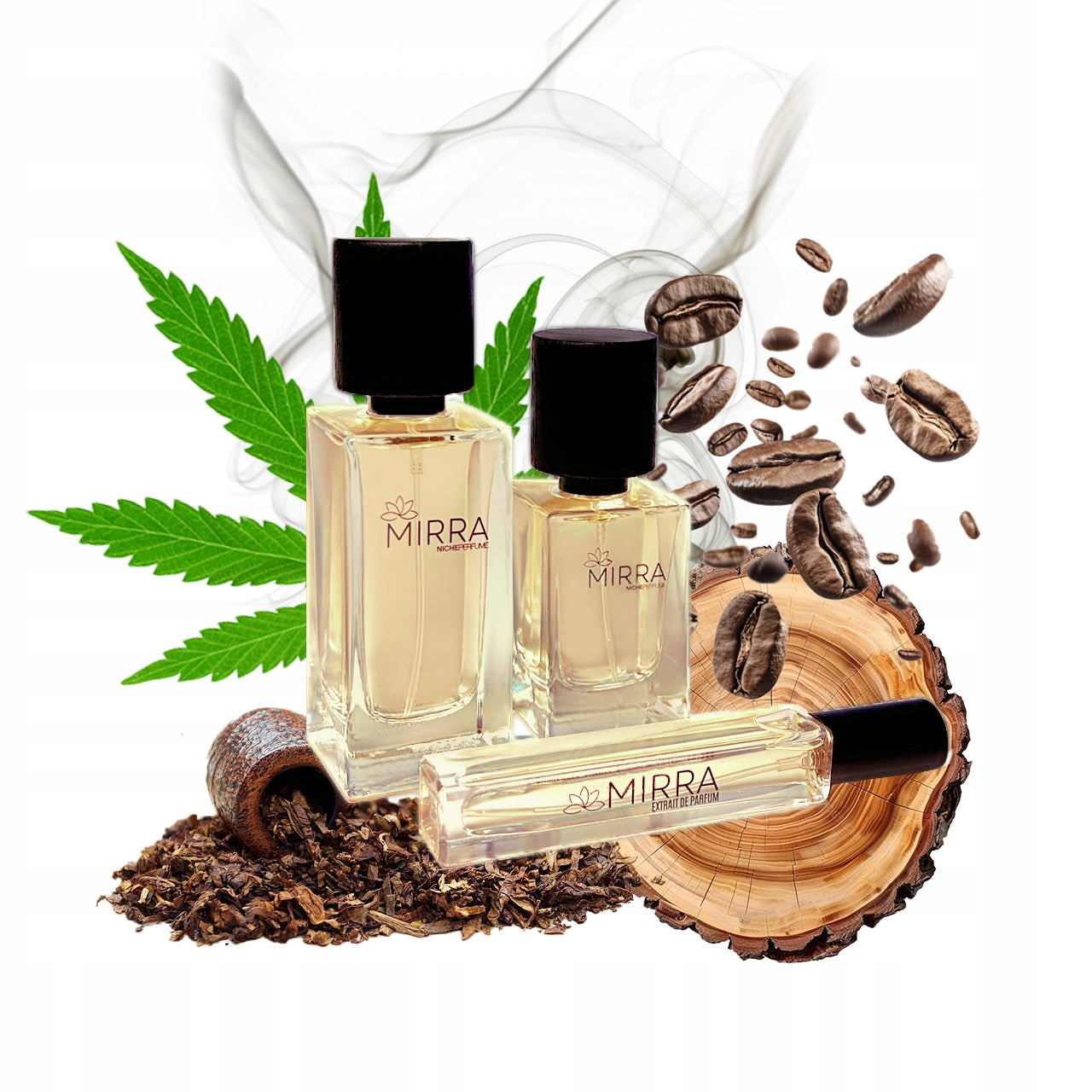 MIRRA Perfumes 504 Black Afgano Extrait de Parfum