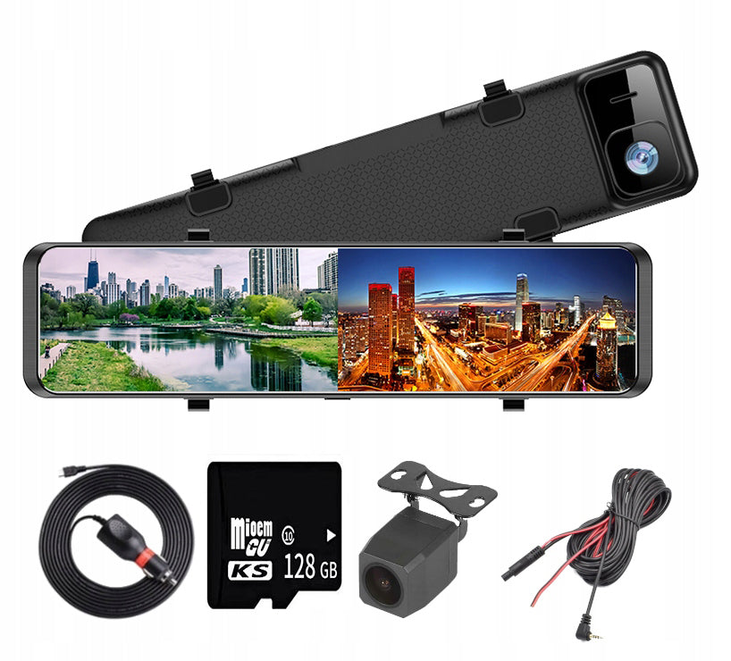 MIRROR RECORDER 12 2K IPS PARKING MODE 128GB
