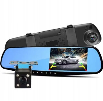MIRROR VIDEO RECORDER FULL HD CAR REVERSING CAMERA + Night mode Packaging status original