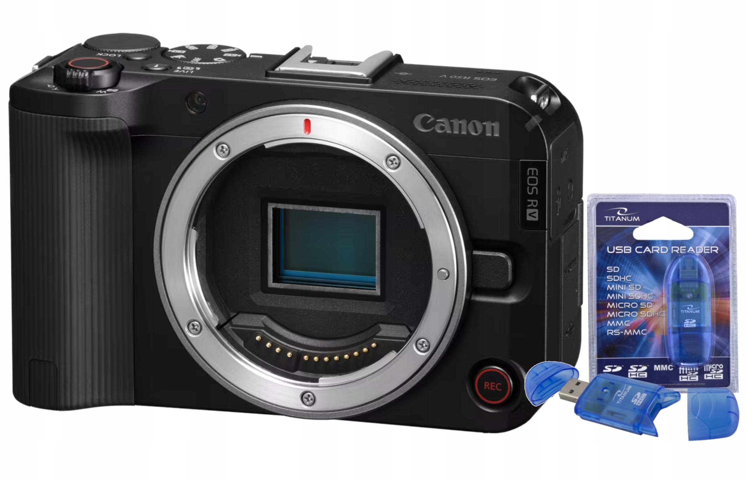 MIRRORLESS CAMERA CANON EOS R50 V BODY + READER
