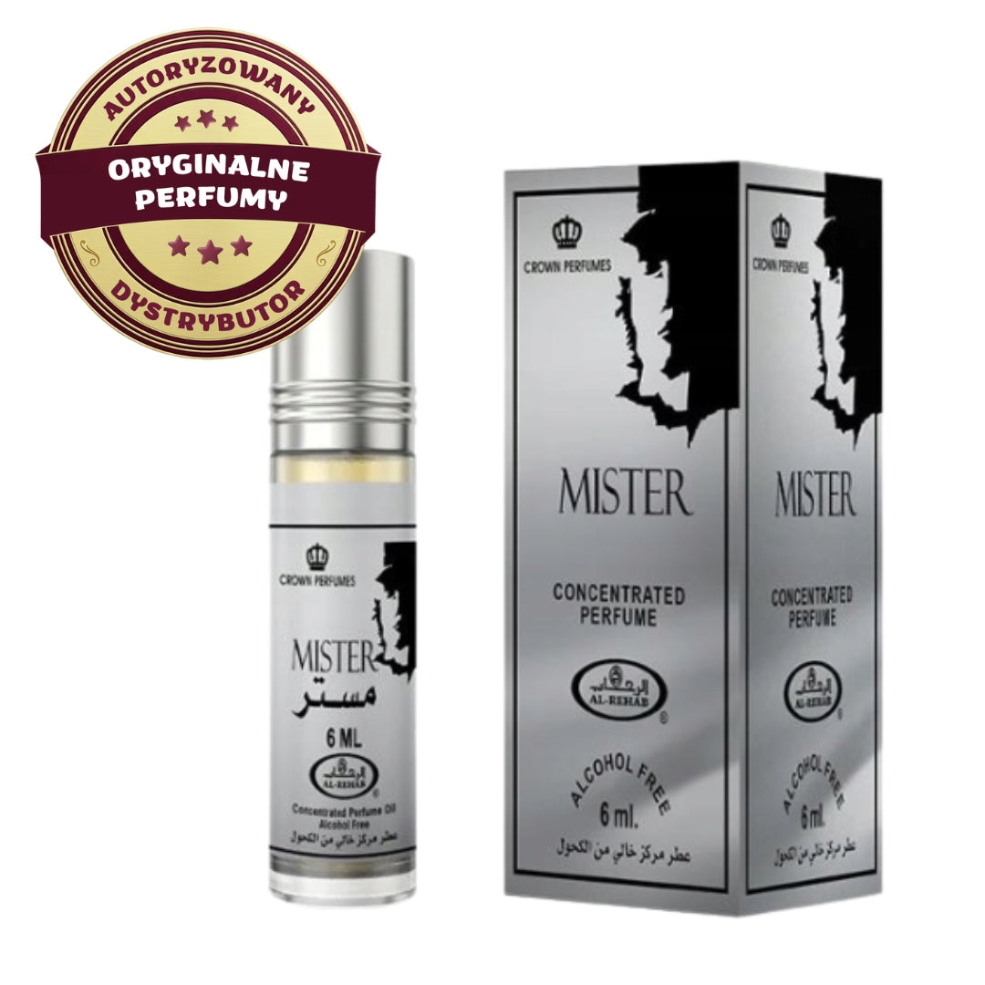 MISTER ARABIC PERFUME IN OIL MALE CITRUS WOODY 6 ml AL REHAB