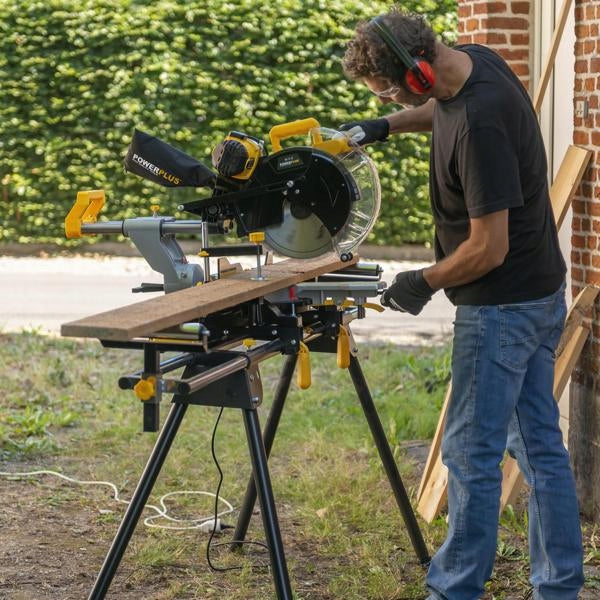 MITER SAW POWERPLUS VARO 3050MM DUAL LASER 2000W+2 DISCS Rotational speed 3800 rpm