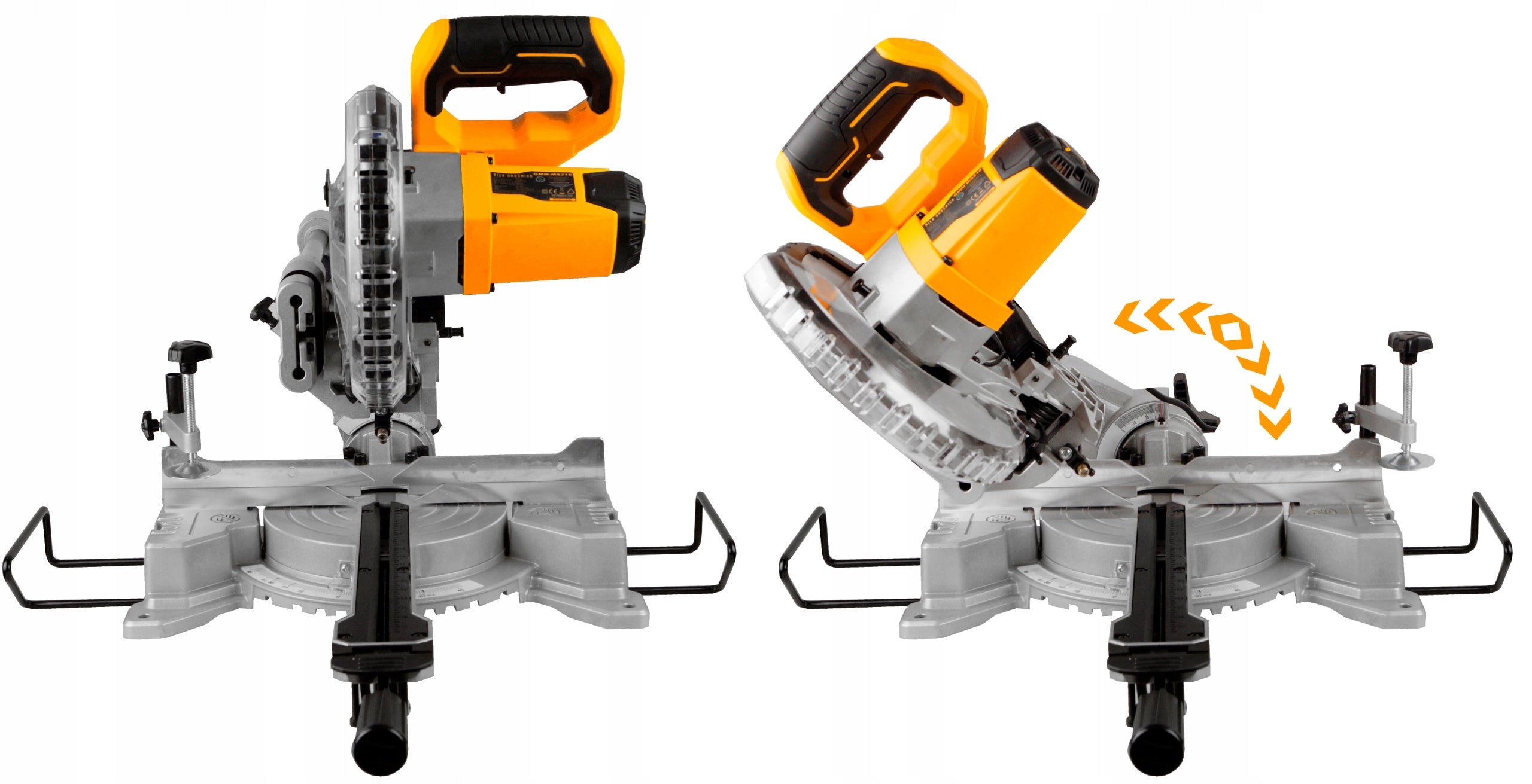 MITER SAW WITH FEED Laser BEVEL SAW Cap 1500W 216mm GMM-MS216 Brand GoodMajster