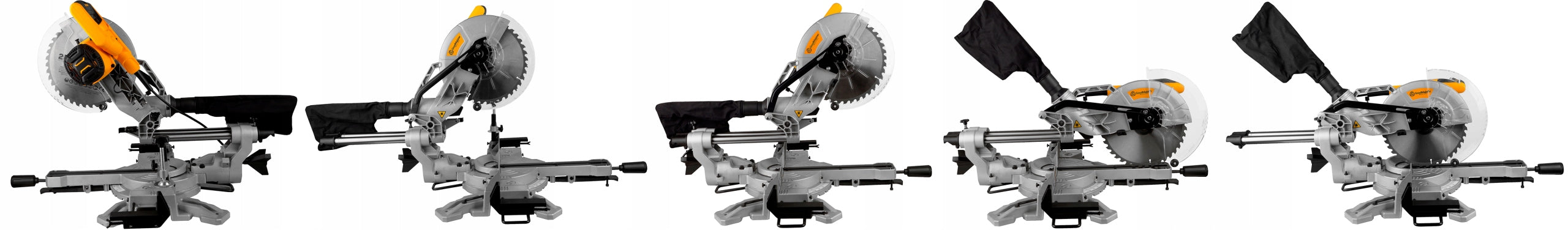MITER SAW WITH FEED Laser BEVEL SAW Cap 2000W 255mm GMM-MS255 Maximum power 2000 W