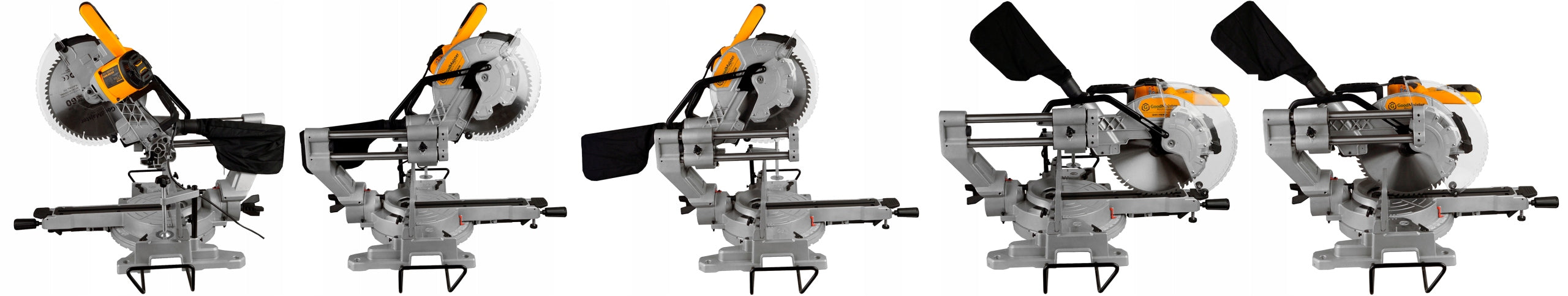 MITER SAW WITH FEED Laser BEVEL SAW Cap 2000W 305mm GMM-MS305 Disc diameter 305 mm
