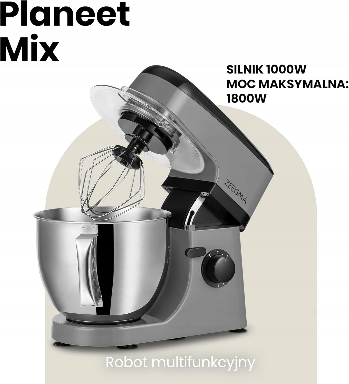 MIX Planetary Robot 1800 W, Multifunctional Food Processor with 5L Bowl Brand no brand