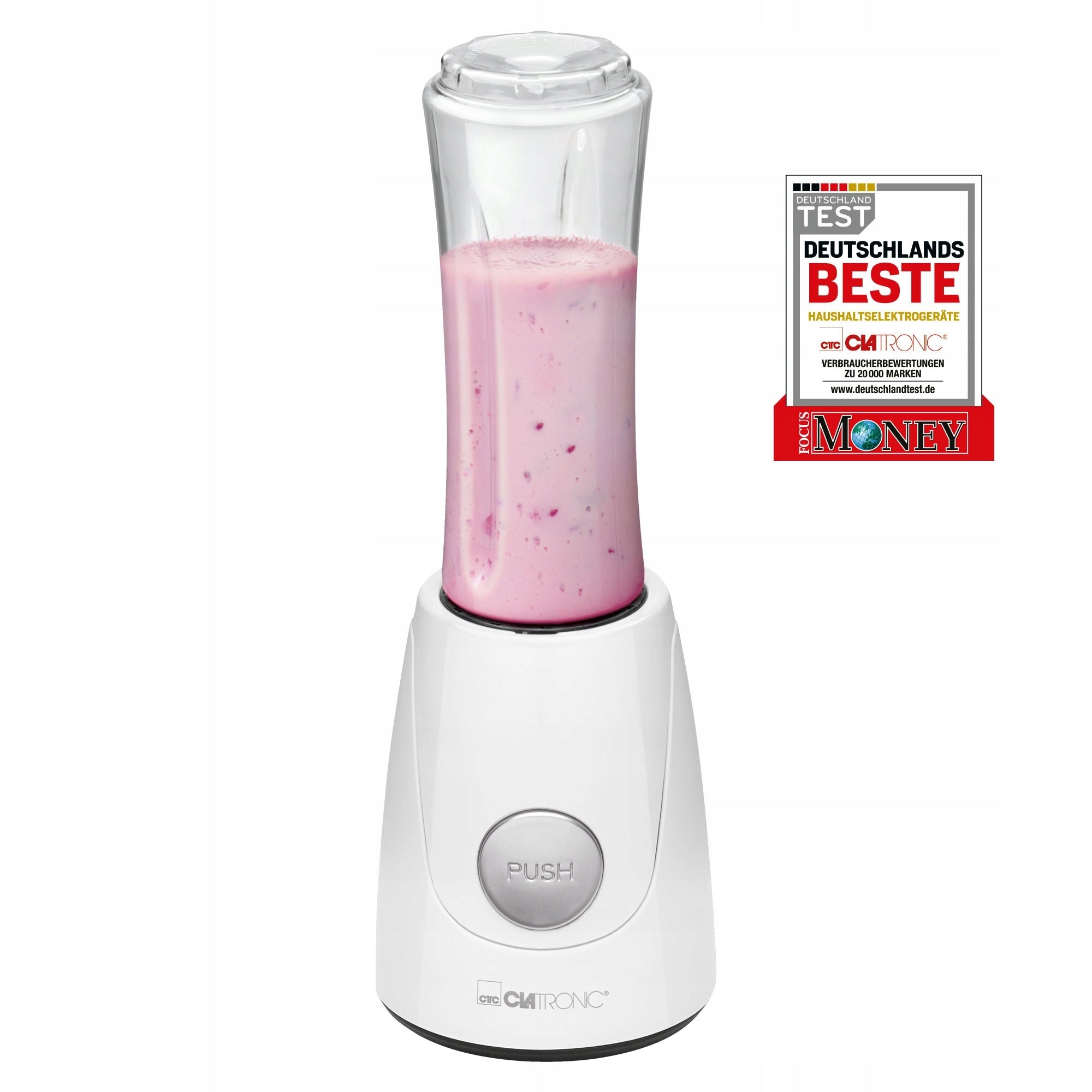 MIXER, CUP BLENDER FOR SMOOTHIE, COCKTAILS CLATRONIC SM WHITE Brand Clatronic