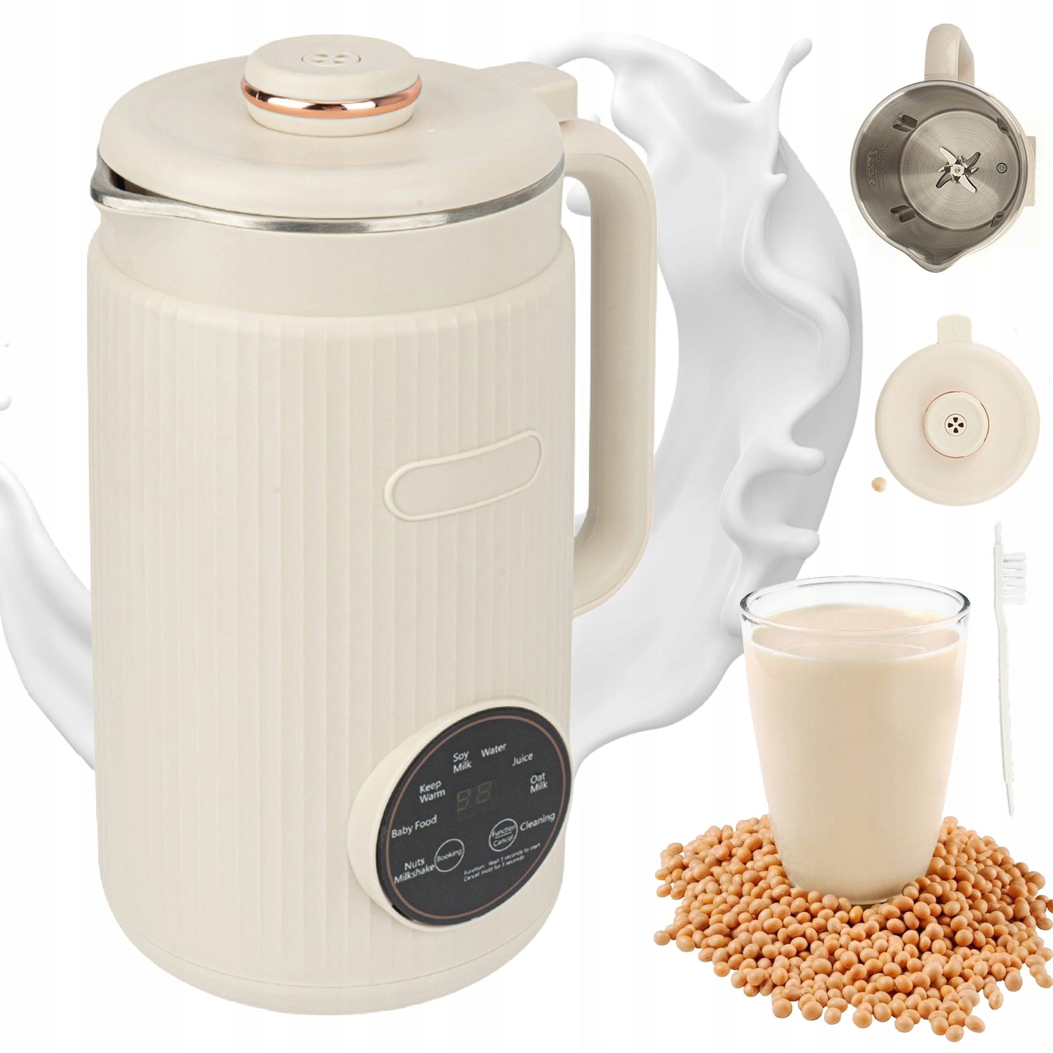 MIXER1200 ML MILK PRODUCER WITH NUTS TIMER AUTOMATIC CLEANING
