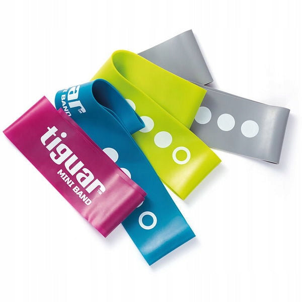 MIni Bands Tiguar Gum Set 4 Levels Exercise EAN (GTIN) 5906660029663