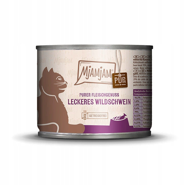 MJAMJAM PURE Boar 200g for cat
