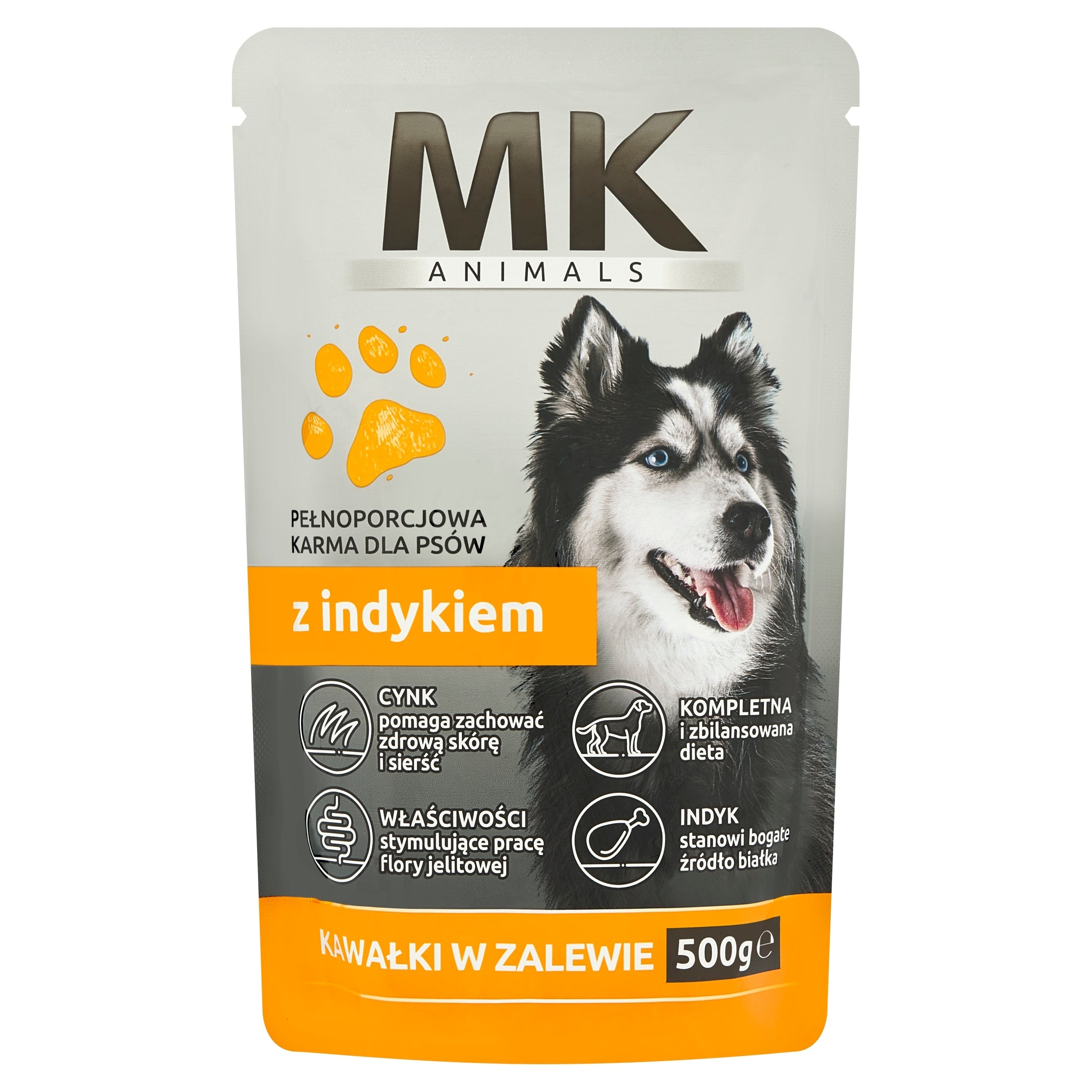 MK Dog Food in a Sachet with Turkey Pieces in a Lagoon 500g Manufacturer code KARM2