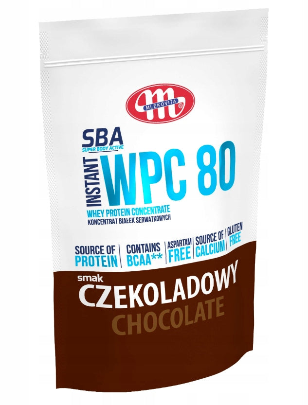 MLEKOVITA Protein supplement SBA WPC80 700g - Chocolate PROTEIN CONCETRACT Expiration date at least six months from the date of purchase
