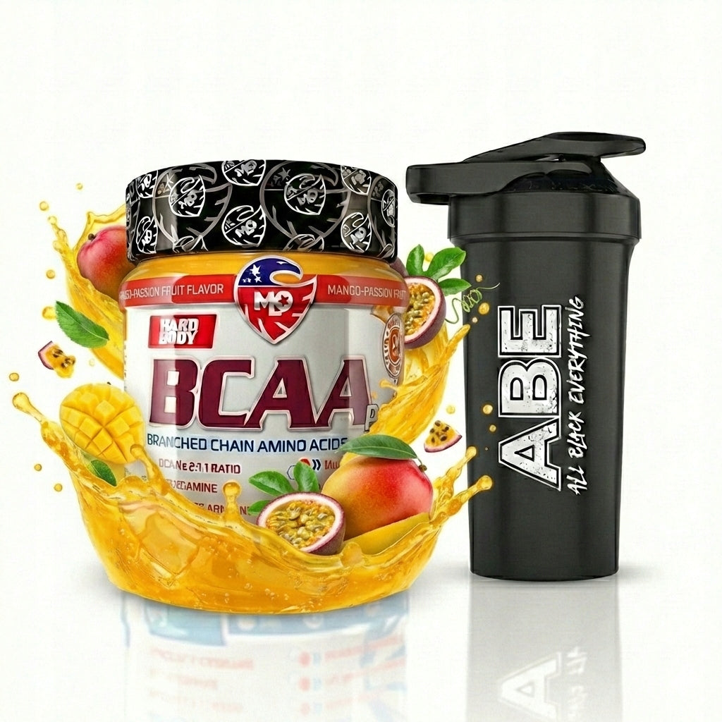 MLO NUTRITION BCAA PRO 2:1:1 + GLUTAMINE 454g SICILIAN ORANGE Flavor + Shaker