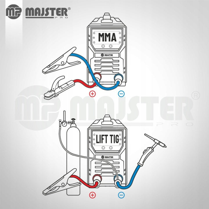 MMA INVERTER WELDING MACHINE TIG Lift TIG DIGITAL MP0118 + PULSE Welding methods MMA TIG