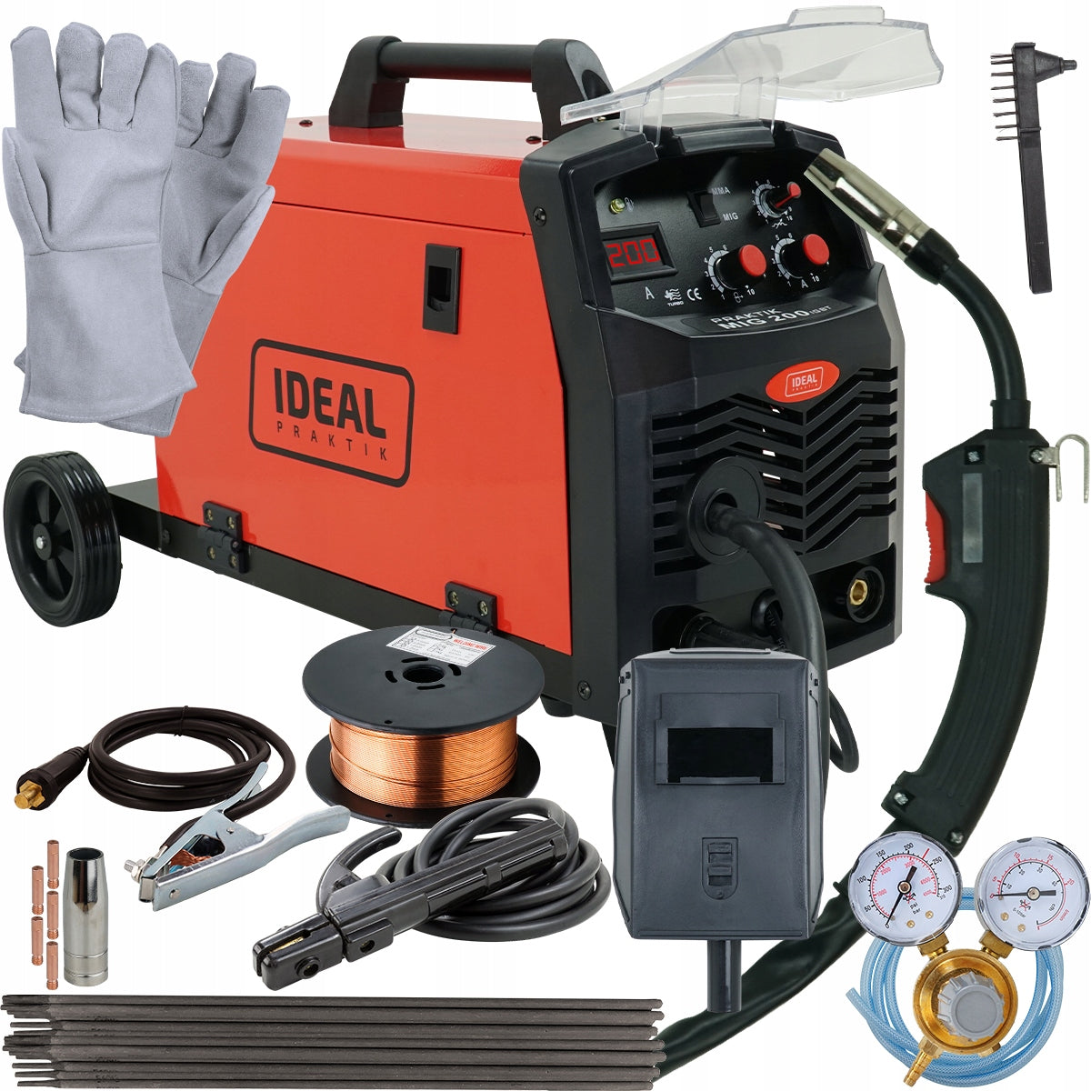 MMA welder MIGOMAT PRAKTIK MIG 200 amp set